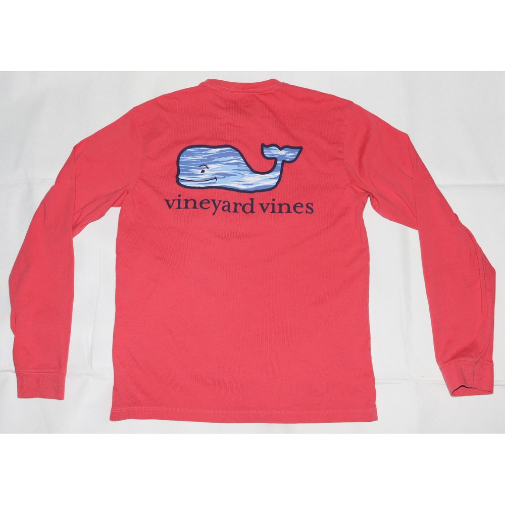 Vineyard Vines Long Sleeve Crew Neck Whale Logo T Shirt Size XS
